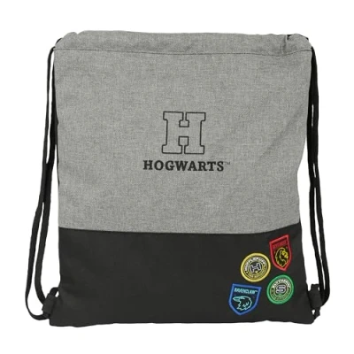 Afbeelding van Rugtas met Koordjes Harry Potter House of champions Zwart Grijs 35 x 40 1 cm