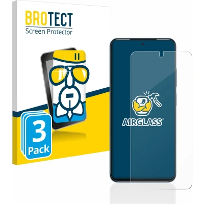 Afbeelding van BROTECT Screenprotector voor Xiaomi Redmi Note 11S Folie Beschermfolie Beschermglas transparant (3 Stuks)