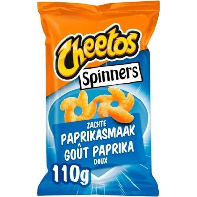 Afbeelding van Cheetos Spinners Paprika Chips 110 Gram