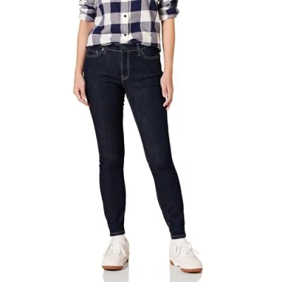 Afbeelding van Amazon Essentials Skinny jeans voor dames, zwarte spoelen, 8 korte broek