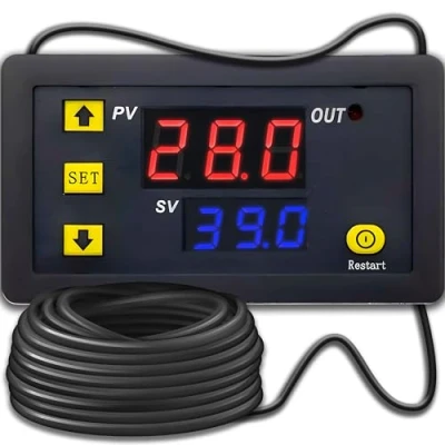 Afbeelding van Retoo Digitale Thermostaat Temperatuurregelaar Temperature Controller Thermostaatschakelaar Thermosta Temperatuurthermostaat Microcomputer AC 110 50 C Sonde