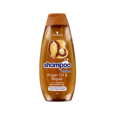 Afbeelding van Schwarzkopf Shampoo Argan Oil &amp; Repair voor droog beschadigd haar 400ml