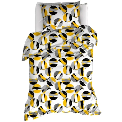 Afbeelding van Dekbedovertrek MOODIT Odil Marble Tuscan Sun 140 x 200 / 220 cm 1 Persoons