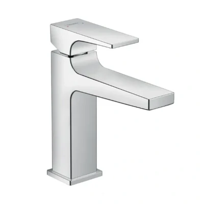 Afbeelding van Hansgrohe metropol eengreeps wastafelmengkraan 110 met push open afvoergarnituur 32507000