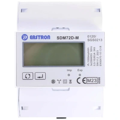 Afbeelding van Counttec SDM72DM kWh meter 3 fasen Digitaal 80 A Conform MID: Ja 1 stuk(s)