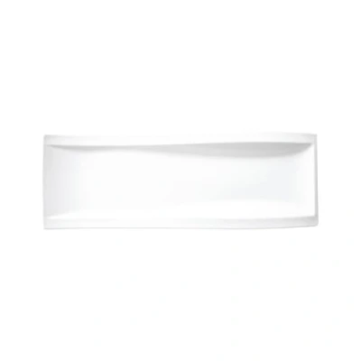 Afbeelding van Villeroy &amp; Boch NewWave Antipastitbord, 42 x 15 cm, premium porselein, wit