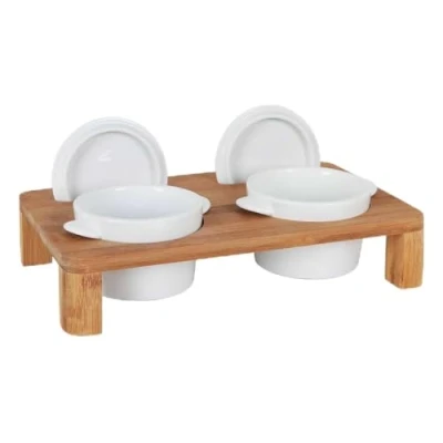 Afbeelding van Houder Inde Sauspan x 2 Bamboe Porselein 29 18 6 cm (6 Stuks)