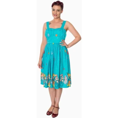 Afbeelding van Dancing Days SOPHIA Flare jurk XS Blauw