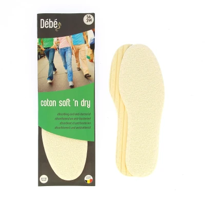 Afbeelding van DEBE Conton soft &#039;n dry Vocht absorberende en antibacteriële inlegzool 35 48