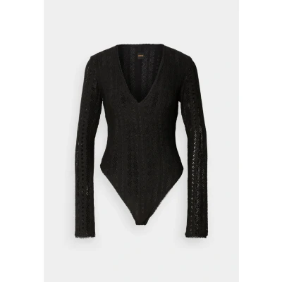 Afbeelding van BOSS Ikylia Longsleeve, Dames, Maat: Large, Black