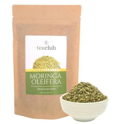 Afbeelding van Moringa thee los 500g, Oleifera fijngesneden bladeren, Kruidenthee TeaClub