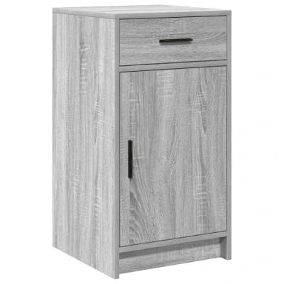 Afbeelding van vidaXL Grijze Sonoma Gelamineerd Hout Compact Buffetkast Rechthoekig