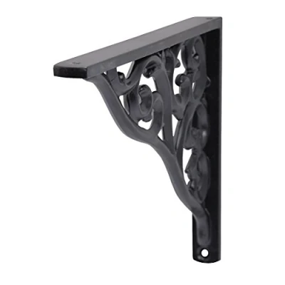 Afbeelding van Duraline Classic Baroque plankdrager Zwart Metaal