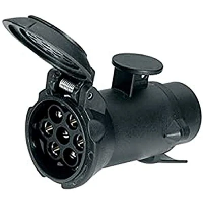 Afbeelding van HELLA VALUEFIT Adapter, stekkerdoos 12V Van 7 polig naar 13 Lengte: 102mm Kunststof Zwart DIN / ISO: 1724 N Typ/11446 Typ Aantal: 1 8JA 008 981 001