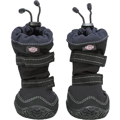 Afbeelding van Trixie Pootbescherming Walker Active Long Zwart Maat M L, 2 stuks, voor bijvoorbeeld Australian Shepherd