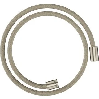 Afbeelding van Axor doucheslang textiel 1 25 m cylindrische moeren brushed nickel 28228820
