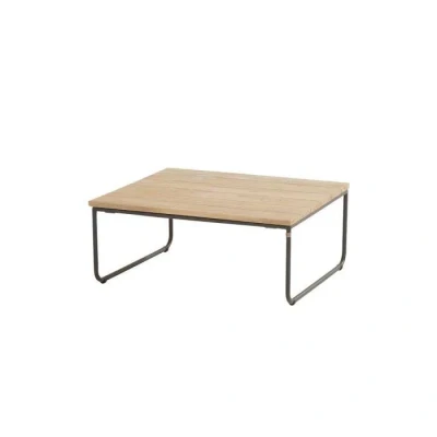 Afbeelding van 4 Seasons Outdoor Axel Salontafel 80 X Teak Anthracite Kleurloos Tuintafels