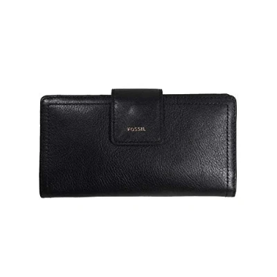 Afbeelding van Fossil Logan Portemonnee, Dames, Maat: One Size, Black