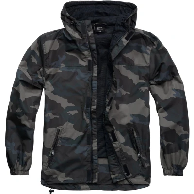 Afbeelding van Brandit Herren Jacke Summer Windbreaker Frontzip Darkcamo S