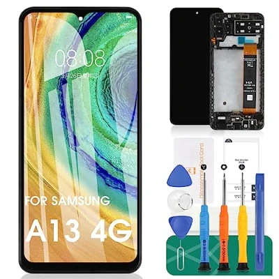 Afbeelding van voor Samsung Galaxy A13 4G Screen Vervanging LCD Display SM A135F, A135F/DS, A135M Digitizer Touchscreen Vergadering Reparatie Deel met Frame