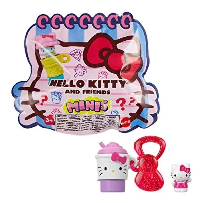 Afbeelding van Sanrio Surprise Minifiguren (3,8 cm), Stempel, Potloodaccessoire en Sleutelhanger, Schrijfaccessoires, Mooi cadeau voor kinderen vanaf 3 jaar, GVB10