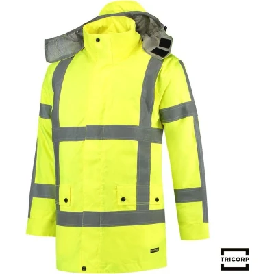Afbeelding van Tricorp Hi Vis Parka Jas RWS 403005 Geel Maat 5XL