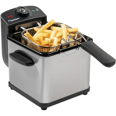 Afbeelding van Bestron AF100S Friteuse Mini Zilver Keukenapparaten