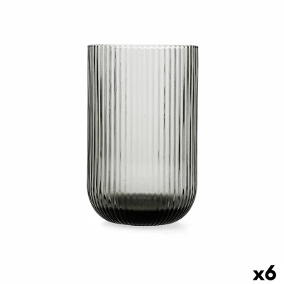 Afbeelding van Glas Bidasoa Fosil Grijs 460 ml (6 Stuks)