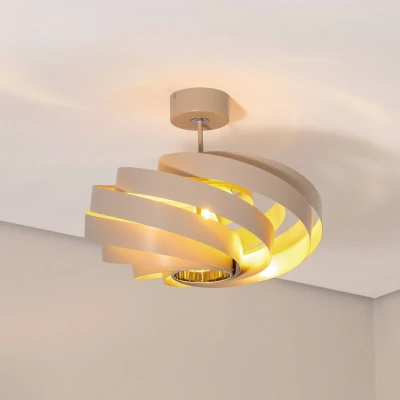 Afbeelding van Euluna Vento plafondlamp, beige, Ø 50 cm