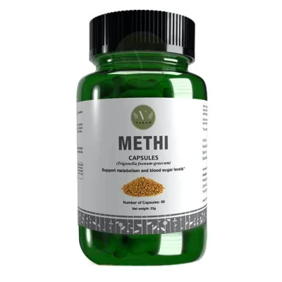 Afbeelding van Vanan Methi Capsules 60CP