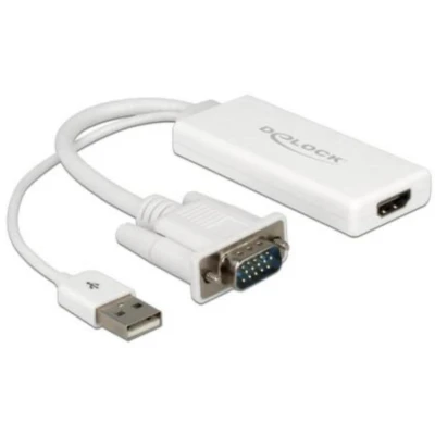 Afbeelding van VGA naar HDMI omvormer Delock
