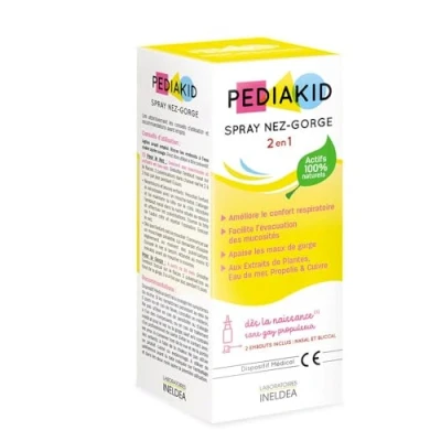 Afbeelding van Pediakid Neus keelspray, verlicht symptomen van verkoudheid, 20 ml