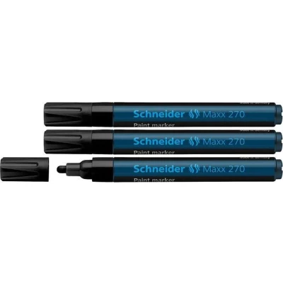 Afbeelding van Schneider lakmarker Maxx 270 1 3 mm zwart stuks S 127001