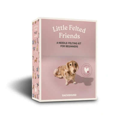 Afbeelding van Little felted friends: dachshund