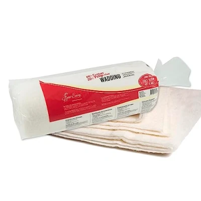 Afbeelding van Sew Easy Quilten Batting Watten 80% Katoen 20% Polyester Wasbaar Wiegmaat 114,3 x 152,4 cm 45 60