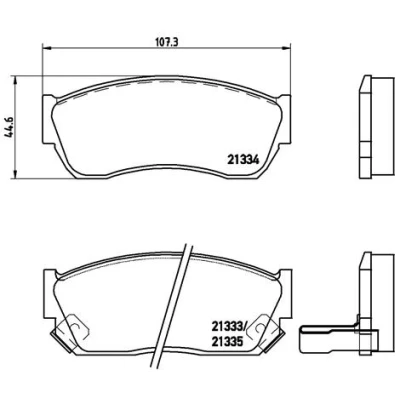 Afbeelding van Brembo Remblokset P 79 005