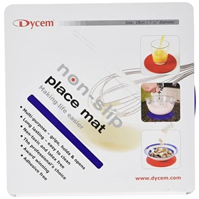 Afbeelding van Antislip Pad Dycem Round 19cm Diameter Blauw