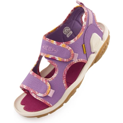 Afbeelding van KEEN Uniseks Knotch Creek Open Toe sandalen voor kinderen, Paars Engels Lavender Festival Fuchsia, 35 EU
