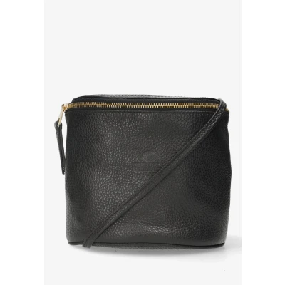 Afbeelding van Fred de la Bretoniere leren crossbody tas Marianneke zwart