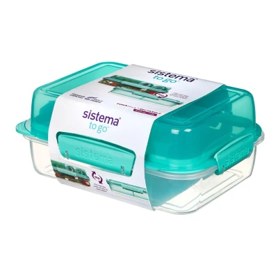 Afbeelding van Sistema Lunchbox / Lunchstack To Go Rechthoek 1,8 liter diverse kleuren