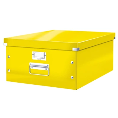 Afbeelding van Opbergbox Leitz WOW Click &amp; Store 369x200x482mm geel