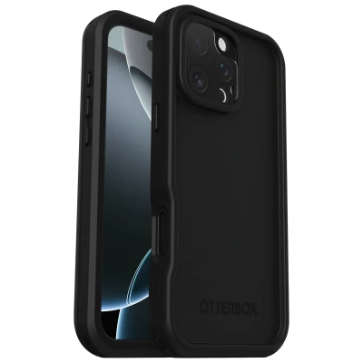 Afbeelding van Otterbox Rugged Case hoesje geschikt voor iPhone 16 Pro Max Zwart Kunststof