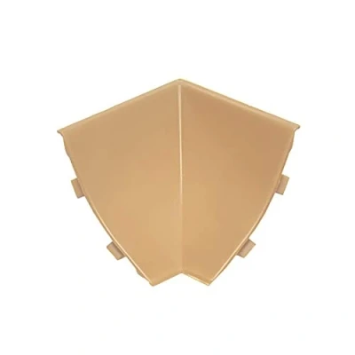 Afbeelding van DQ PP Hoekprofiel binnenhoek, beuken, 23 x mm, pvc, keukenstrip voor het werkblad, afdekprofiel in de keuken, wandafsluitprofiel, tafelbladprofiel