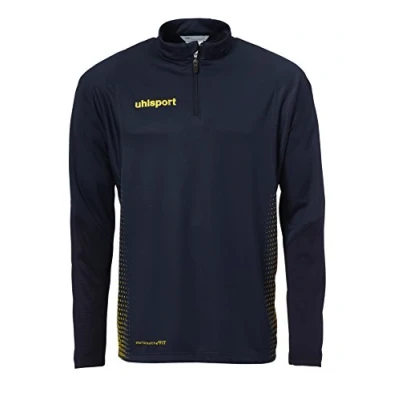 Afbeelding van Uhlsport Score 1/4 Zip Top Kind Marine Fluo Geel Maat 128