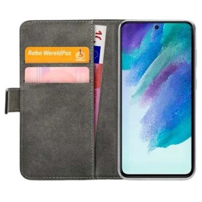 Afbeelding van Mobilize PU leer Book Case Zwart Samsung Galaxy S21 FE