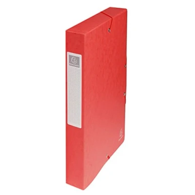 Afbeelding van Exacompta verpakking Rug: 40 mm. 8 Stuk rood