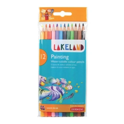 Afbeelding van Lakeland aquarelpotlood, pak van 12 stuks in geassorteerde kleuren