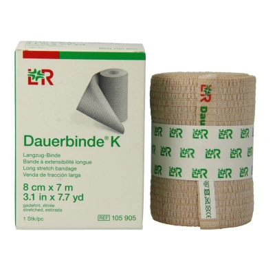 Afbeelding van Dauerbinde licht 8 cm x 7 m 1 stuks