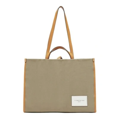 Afbeelding van Liebeskind Berlin IM Mittleren Format Handtas, Dames, Maat: One Size, Sandfarben