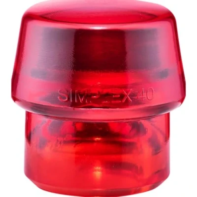 Afbeelding van Halder Kunststofhamerkop hoofd d. 40 mm plastic rood hard 1 stuk 3206.040